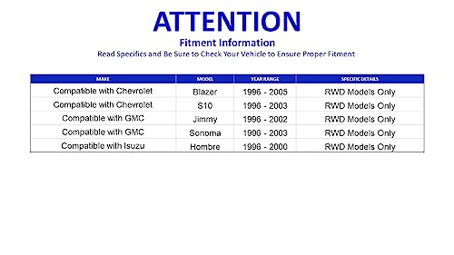 Partsw - 10 Pc Suspension & Steering Center Link Adjusting Sleeves Inner & Outer Tie Rod Ends Sway Bar Links And Idler Arm Fits Chevrolet Blazer 96-05/ Gmc Sonoma 96-03 Rwd Models + More #TOP1
