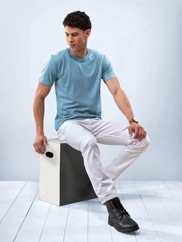 Image of Lux Nitro Cotton Round Neck T-Shirt for Men | Half Sleeve | Regular Fit | Comfortable Everyday Casual Wear