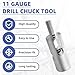 2Pcs EZ Twist Ties Tool for 9 and 11 Gauge Drill Chuck, High-Tensile Wire Easy Twist Tools for Fixing Chain Link Fence and Loop Fences, Compatible with 3/8
