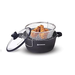Müller Kitchen MK-3016 Simmertopf Fritteuse 26 cm