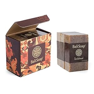 Balisoapsandalwoodnaturalsoapbarsoapformenwomenbathbodyandfacesoapveganhandmadeexfoliatingsoap3pack35ozeach Urban Country Home Decor Bali soap sandalwood natural soap bar soap for men women bath body and face soap vegan handmade exfoliating soap 3 pack 35 oz each urban country home decor