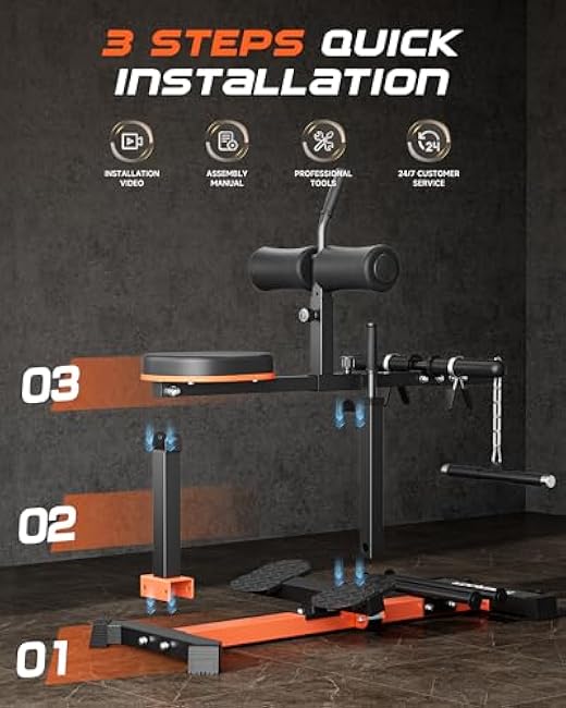 FEIERDUN Adjustable Seated Calf Raise Machine with Band Pegs and Bicep Curl Handle for Leg Training and Exercise - Home Gym Equipment