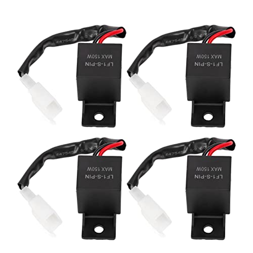 Relé intermitente LED de 2 pines Qqmora impermeable y duradero con parpadeo estable de precisión 3