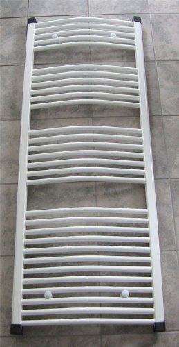 Preisvergleich Produktbild BADHEIZKÖRPER 600x1600 mm WEISS OVAL HANDTUCHTROCKNER DESIGNBADHEIZKÖRPER