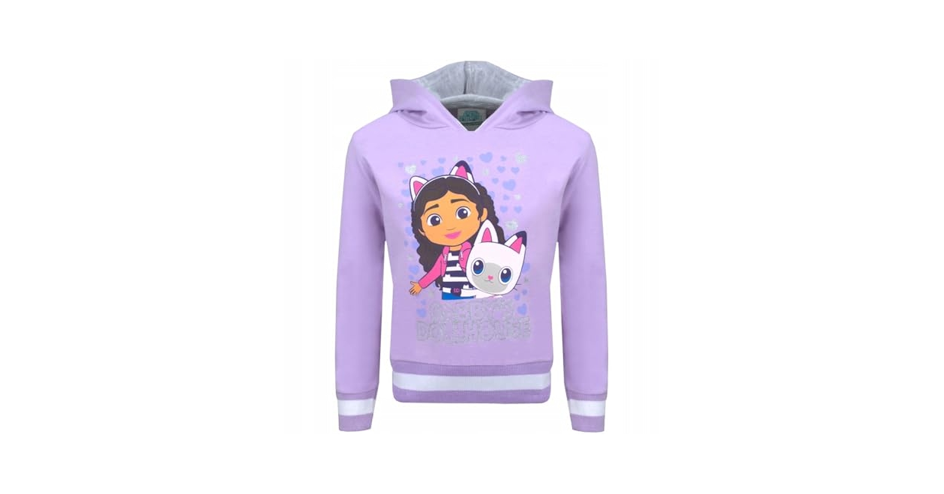 Sweat à Capuche Gabby's Dollhouse Eplusm - 100% Coton, Fille, Manches Longues - Confortable
