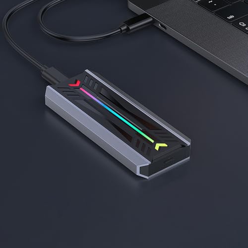 Boîtier NVMe Type C 3.1 double protocole pour disque dur