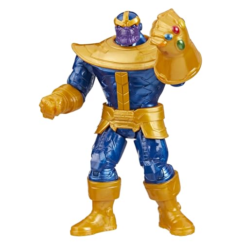 Marvel Epic Hero Series 4-inch Thanos deluxe figure with detachable Infinity Gauntlet