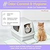 PetsWorld Universal Fit Multi-Cat Pad Refills for Litter Box, Fresh Scented, Ultra-Absorbent, Odor Control, Pack of 25