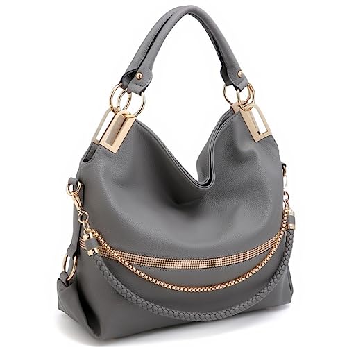 Dasein-Purses-for-Women-Vegan-Leather-Handbags-Rhinestones-Hobo-Bags-Tote-Purse-Shoulder-Bag-Ladies-Handbag