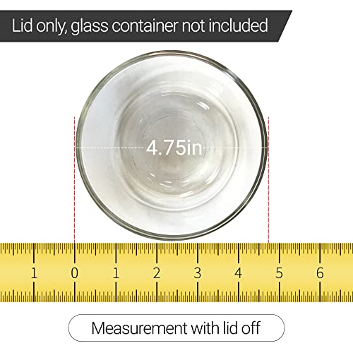 Replacement Lid For Pyrex 5" Storage Plastic Cover 2 Cup Bowl Dish 7200-Pc Blue (4-Pack) #TOP2