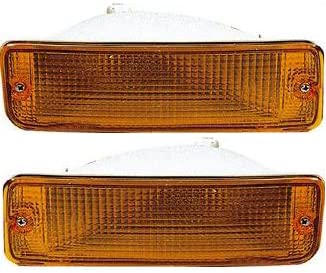 Garage-Pro Turn Signal Light SET Compatible with Toyota T100 1993-1998 Front, Driver and Passenger Side, With bulb(s), Mounts on Bumper