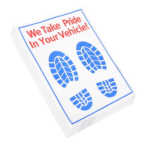 Tapis de sol papier jetables pour voiture après une sortie nature ou un chantier salissant