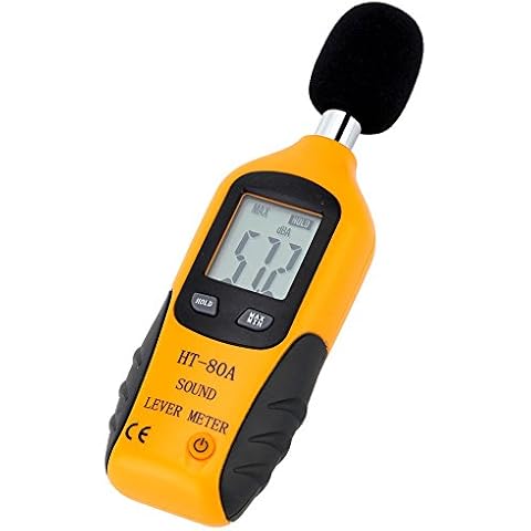 Mengshen Decibel Meter, Digital Sound Level Meter Handheld Audio Noise SPL Meter Tester with LCD Display Measuring 30-130dB (9V Battery Included) Cover