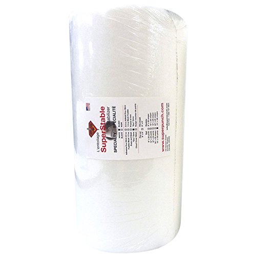 H2O"Eau" Gone White FSL 15 inch x 100 Yard Roll. Wash n Gone - Wash Away - SuperStable Machine Embroidery Stabilizer Backing