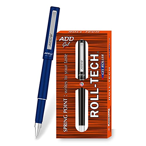 Image of ADD Gel Combo Offer Pack Of 2 Pen Sliver Diamond - Roll tech Gel Roller Pen - Black