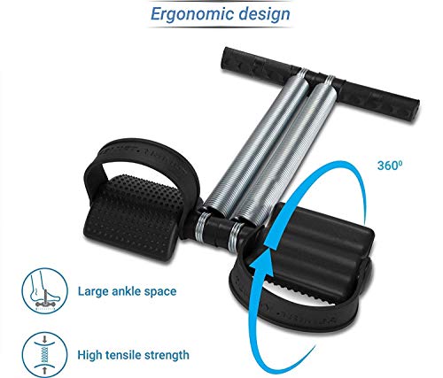 Image of Double Spring Tummy Trimmer ab Exerciser ,Ab Roller Wheel for Abs Workouts Hand Griper with Tummy Twister Abdominal ABS Exerciser Body Toner-Fat Buster Workout Waist Trimmer Home Gym Equipment