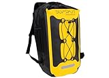 Summit Hardwear Waterproof Backpack, Dry Bag Backpack with Roll Top Closure, Cushioned Back Panel, Large Dry Sack With Water Bottle Pocket 25 L (Yellow)