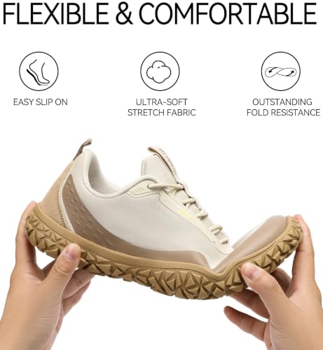 Image of Kricely Trail Running Shoes for Men Hiking Walking Sneakers Gym Workout