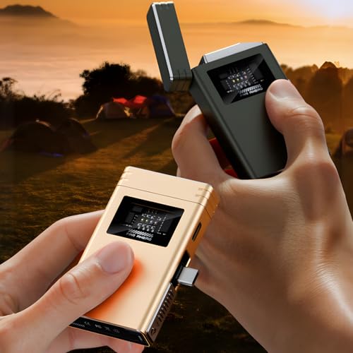 Encendedor USB eléctrico recargable negro miniatura 6