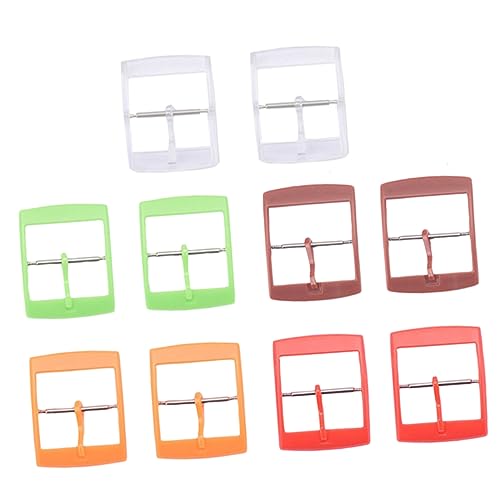 OATIPHO 時計バンドバックル 10個セット プラスチック製時計留め金 時計バンド修理用 シンプルでエレガントなデザイン