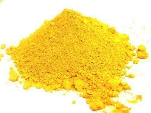 Artist grade yellow pigment powder natural iron oxide mineral quality