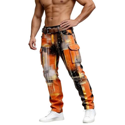 Pantalon cargo homme hiver chaud multi-poches en coton