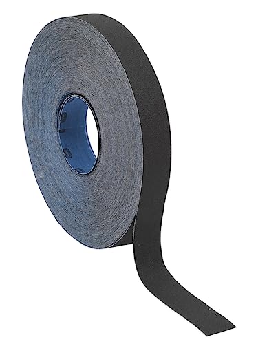Sealey ER252580 Emery Roll Blue Twill 25mm x 25mtr 80Grit, Black