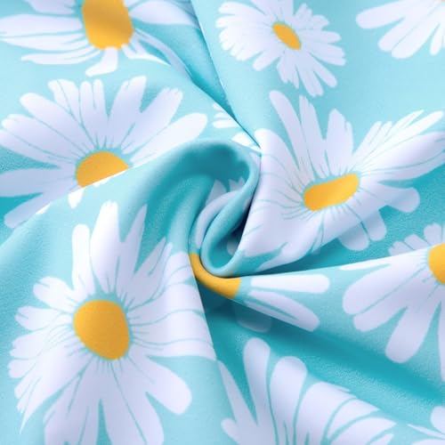 Image of Girls Swimsuit One Piece Bathing Suit with Adjustable Straps Cute Little Kids Swimming Suits Beach Swimwear 4T-12