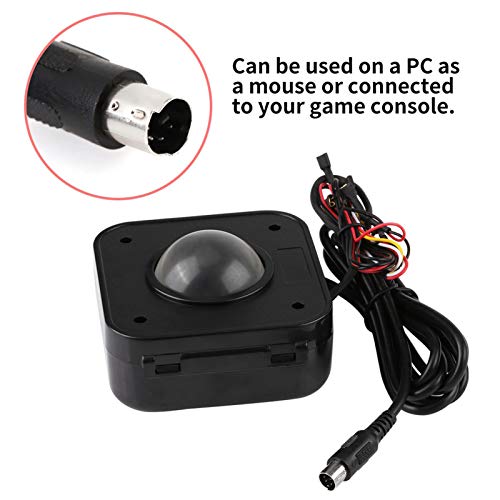 Souris trackball LED structure métal et plastique robuste pour PC durable - 3