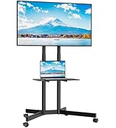 Amazon.co.jp: BONTEC テレビスタンド キャスター付き ハイタイプ 壁