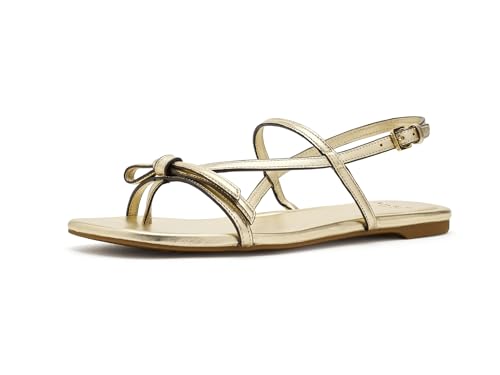 Image of kate spade new york Loop Smooth Leather Flat Sandal