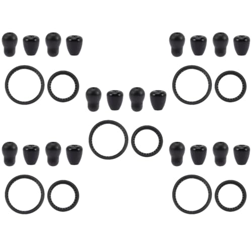 HEALLILY 10 Sets Non-Medical Non-Medical Non-Medical Stethoscope Ear Tips Replacement Earbuds Soft Sealing PVC Cold Weather Protection