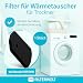 Filterwelt® Trocknerfilter – passt für Bosch Siemens Constructa Balay 12007650 – Schaumfilter Sockelfilter Isolierteil Schaumstoffmatte für Wärmepumpentrockner & Kondenstrockner 228x128mm