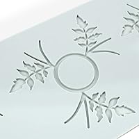 Vista 4 de Moldes de silicona 3D de hojas huecas para chocolate, molde de panal, abeja, caramelo, patrón de flores, molde para fondant, decoración de tartas