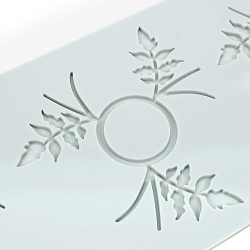 Miniatura 4 de Moldes de silicona 3D de hojas huecas para chocolate, molde de panal, abeja, caramelo, patrón de flores, molde para fondant, decoración de tartas de