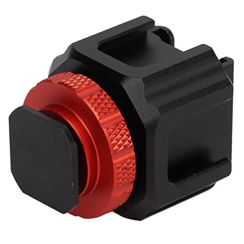 Camera Hot Shoe Extension Brack, Five Head Cold Shoe Adapter Extension Holder Adapter for Microphone LED Video Light