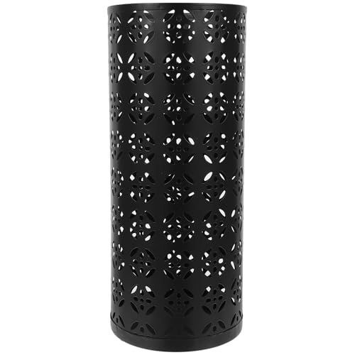 Rangement polyvalent pour parapluies et décorations en fer noir