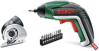 BOSCH IXO Cordless Screwdriver c/w Bosch IXO Cutting Adapter + 10 Piece Bit Set (c/w Stanley KeyTape (Image Shown)