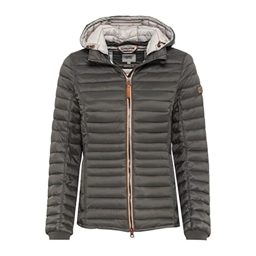 camel active Damen Leichtsteppjacke mit abnehmbarer Kapuze
