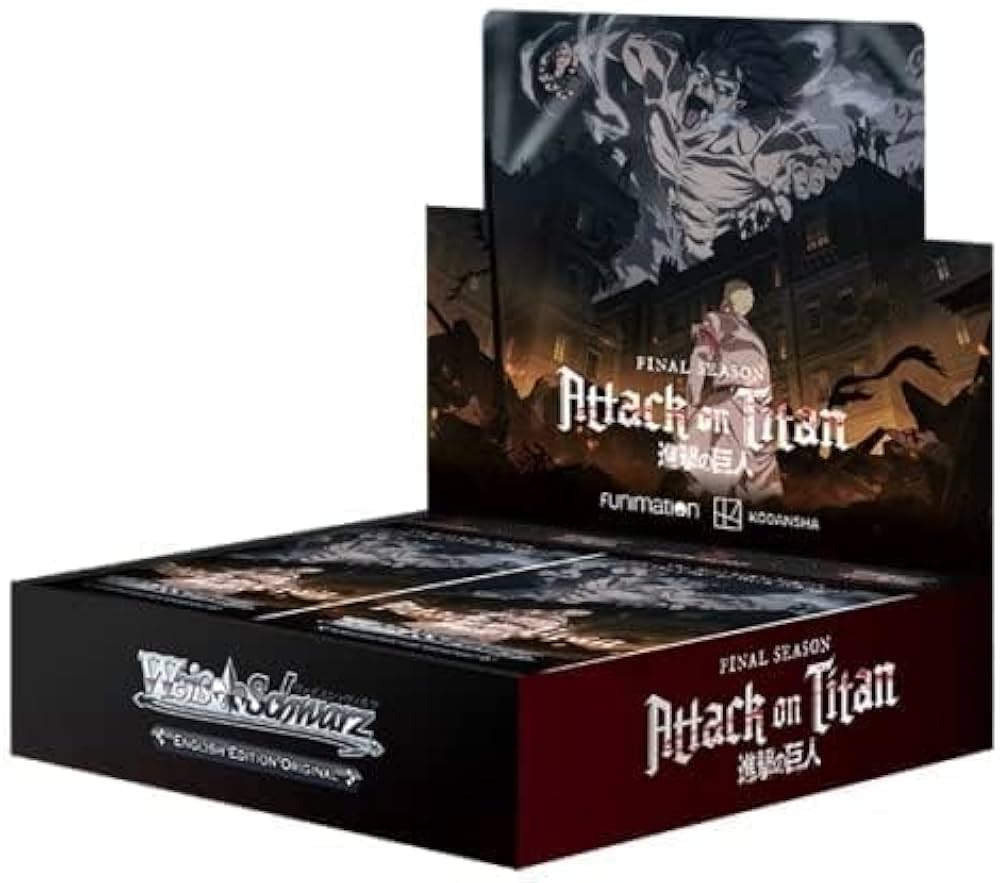 Buy Weiss Schwarz: Attack On Titan: Final Season - ENG Booster Box