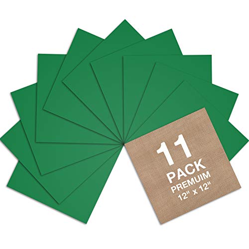 Dysania Green Heat Transfer Vinyl Bundle - 10 Pack (12" X 12") Green Htv Vinyl, Pu Iron On Vinyl For T-Shirt,Easy To Cut & Weed For Heat Vinyl Design #TOP6