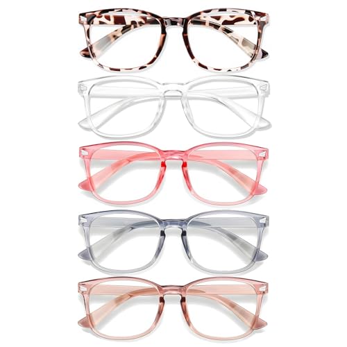 WINTOO Blue Light Glasses for Woman Men | 99% Blue Light Blocking Glasses for Computer Gaming TV...
