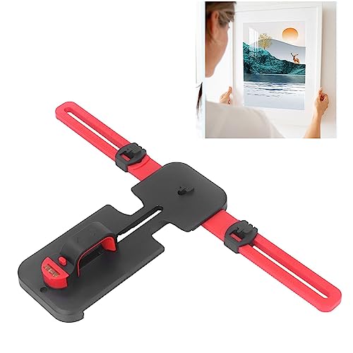 Image of Picture Hanger Tool, Wall Hanging Kit, Photo Frame Hanger Tool with Bubble Level, Picture Frame Level Ruler for Hanging Pictures, Mirrors, TVs, and Shelves