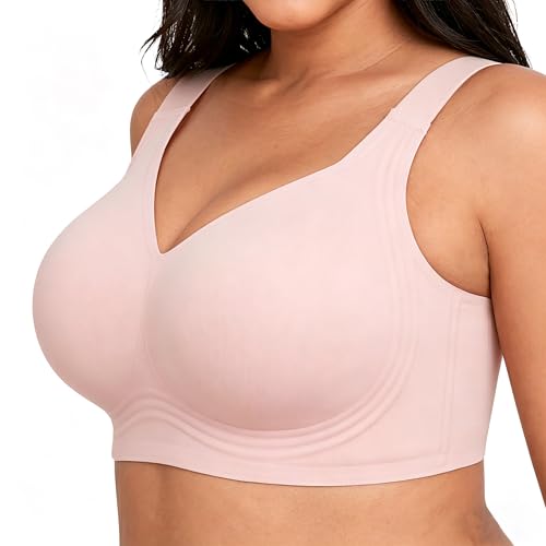Image of Xcutting Women Wirefree Bras for Women Full Coverage No Underwire Everyday Bras Comfortable Wireless Padded Bras