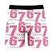 67 Meme Boxers For Mens Novelty Ice Cream Drip 6 7 Underwear Boxer Briefs Funny Fashion Humor Six Seven 6 7 Husband Gifts Light Pink,XXXL
