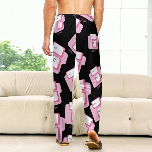 Ctrl C Copy Keyboard Womens Mens Pajama Pants Lounge Sleep PJ Bottoms with Pockets2