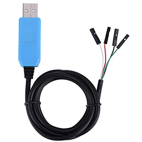 USB-TTL Cable, PL2303TA USB To TTL Serial Port Download Cable RS232 Module Converter Serial Cable Adapter for Win XP/VISTA/ 7/8/8.1(1Pcs)