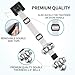 COOYOO Dog Doorbells, Adjustable Potty Training Dog Bells, Upgraded for Training Your Puppy The Easy Way, Premium Quality Housetraining Hanging Bell-5 Extra Large Loud 1.5 DoorBells
