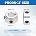 MECCANIXITY 4 Pack Shaft Collar, Aluminum Alloy 3/8