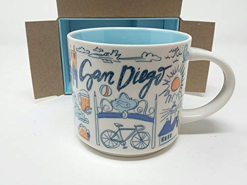 Mug de cerámica Starbucks San Diego 14 oz miniatura 1